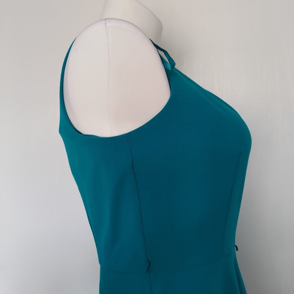 AB Studio Turquoise Fit and Flare Dress Size 14 - Picture 7 of 7